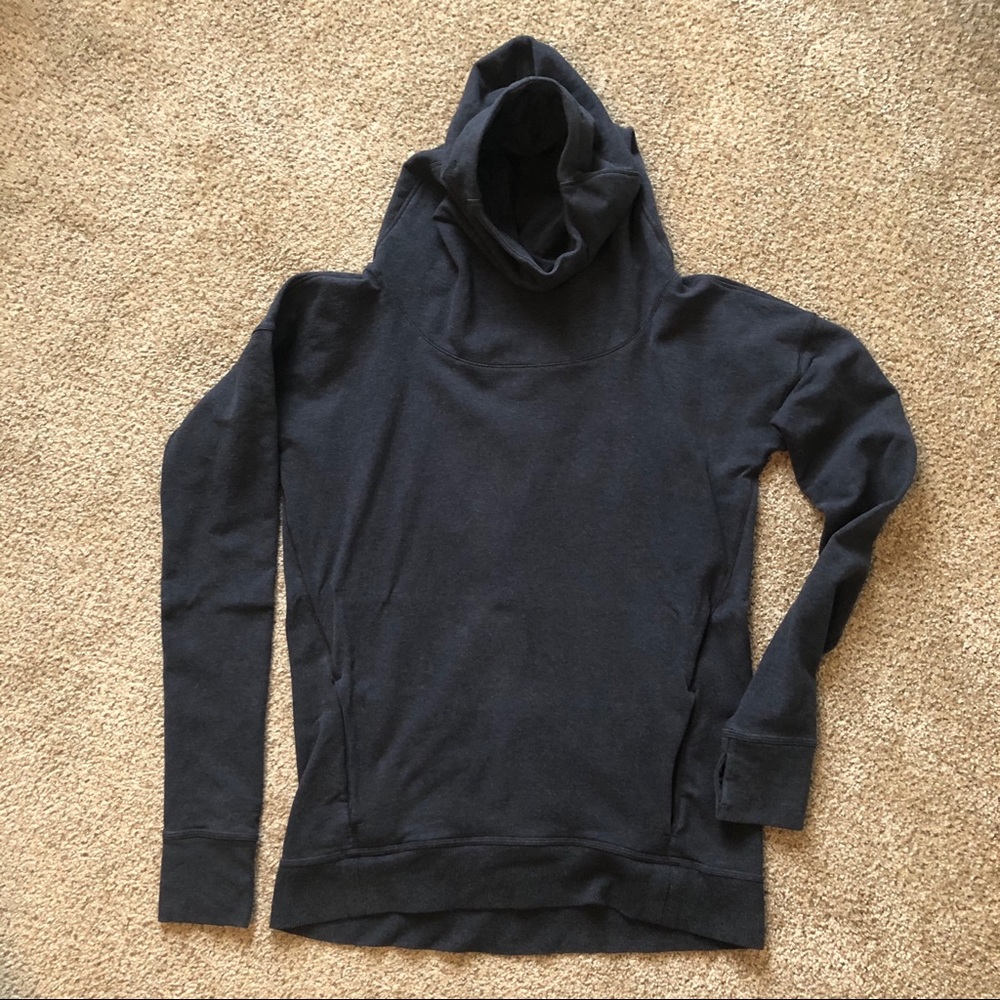 Lululemon hooded sweatshirt, dark blue, size 6